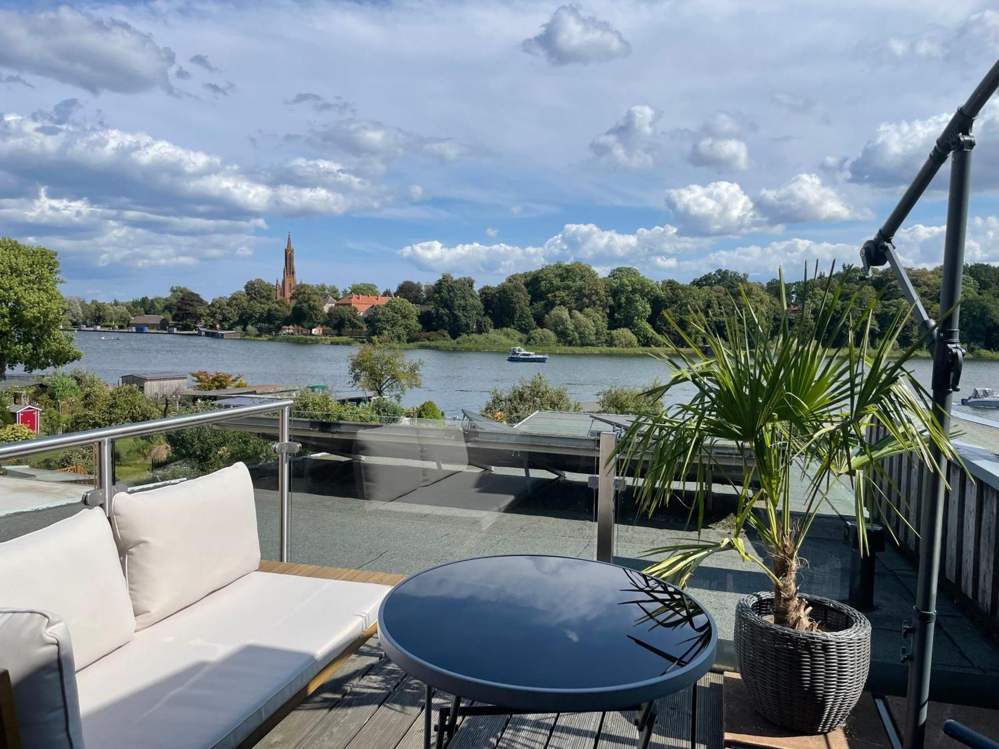 Ferienhaus Seekutter Mit Eigenem Seezugang Malchow  Esterno foto